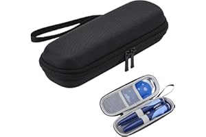 ExcellaElite Insulin Pen Case Medicine Bag Medicine Cool Bag Insulin Pen Small Diabetic Kit Bag Portable Medical Cooler Bag for Insulin Pens and Other Diabetes Care Supplies Black (No Ice Pack)