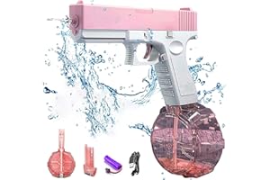 DAZZTIME Potente Pistola De Agua Eléctrica,Pistola de Agua para Niños,Pistolas de Agua Eléctricas,Pistola de Agua,Alta Capacidad Más Fuerte Blaster De Agua Summer Pool Beach Party Toys,para Piscinas