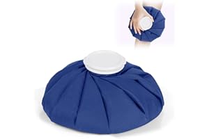 AOOWU Poche De Glace Réutilisable, 11 Pouces Sac De Chaleur Et De Froid Réutilisable, Réutilisable Chaud Froid Poche Glace d'Urgence, Pour Tête, Dos, Cou, Paule Blessures Sportives Soulagement Douleur