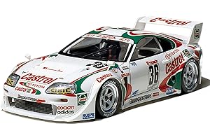 Tamiya 300024163 Toyota 24163 Castrol Tom's Supra GT 1:24 Car Model Kit, Multicoloured