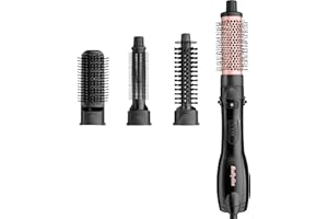 ‎BABYLISS BaByliss Smooth Finish 1200, suszarko lokówka z 4 nakładkami, objętość/modelowanie/prostowanie, 3 ustawienia temperatury, technologia jonowa, Air Styler, AS122E