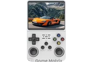 GAME MATRIX R36S Retro Handheld Video Game Console – up to 512GB, 100K Classic Games, Dual RAM Chips, 3.5" HD Screen, Linux OS, Fast Dispatch, QC Verified