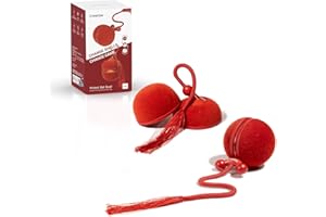 Cheerble 2 in 1 Interaktives Katzenspielzeug Elektrisch - Wicked Ball Duo2, Umschaltbarer rollender Katzenball und Kreisel mit 3 Modi & 6 Kombinationen, Zwitschern, LED-Lichtern, Perfektes für Katzen