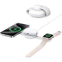 Custodia Rigida Co2CREA Per Anker Cube 3-in-1 MagSafe, Borsa Protettiva Antiurto Per Caricatore Pieghevole E USB-C