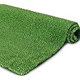 Petgrow 4 FT X 13 FT Synthetic Artificial Grass Turf for Garden Backyard Patio Balcony, Drainage Holes & Rubber Backing,Indoor Outdoor Faux Grass Astro Rug,DIY Decorations for Fence Backdrop