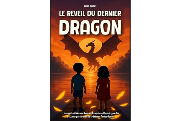 Le Réveil du Dernier Dragon: Livre enfant 10 ans – Roman d’aventure illustré pour les 8-12 ans passionnés de créatures fantastiques