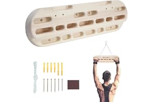 ‎ALEAWOL aleawol Trainingsboard Kletterboard Klettertraining Hangboard Kletterbrett Trainingsbrett Trainingsgeräte für Einsteiger Bergsteiger Klettertraining