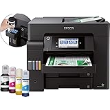 Epson EcoTank ET-5850 - Stampante Multifunzione 4 in 1 (Copia, scansione, Stampa, fax, A4, ADF, Full Duplex, WiFi, Ethernet, 