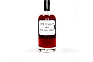 Fatman's Aged Negroni, Premium Hand Crafted Cocktails, Pre mixed Cocktails, Gin Campari Sweet Vermouth,