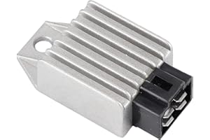 Qiilu 12V 4 Pin Raddrizzatore Regolatore Di Tensione Per GY6 50cc-150cc Scooter Ciclomot