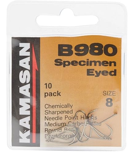 10x KAMASAN B100 Fly Tying Hooks - Gamar/Chiro Patterns In Size 10/12/14/16