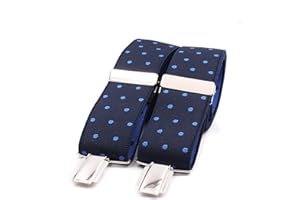 EL MONO CON PAJARITA Bretelle da uomo fatte a mano. Bretelle da uomo con 3 clip extra resistenti. Bretelle elastiche da uomo originali, eleganti e resistenti.