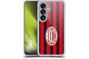 Head Case Designs Licenza Ufficiale AC Milan Home Kit per Stemma 2025/26 Custodia in Gel [Protezione di Grado Militare] Compatibile con Samsung Galaxy S25 E Compatibile con MagSafe