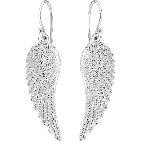 Orecchn da donna n gallo oro effetto lucdo n argento Ell