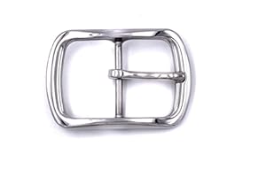 LAXPICOL 1.5"(40mm) Heavy Duty Stainless Steel Single Prong Square Belt Buckle