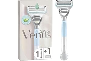 Gillette Venus Pubic Hair Razor for Women, Razor, 1 Razor Blade Refills, Venus Razor for Pubic Hair and Skin, Women's Razor with a Touch of Aloe