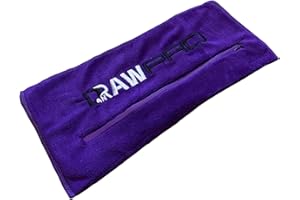 DanRaw Pro Gym Sweat Towel - Premium Quality, Microfibre, Quick-Dry Fitness, Yoga, Running, Gym Towel for Ultimate Workout Comfort, (40 x 60 cm, Purple)