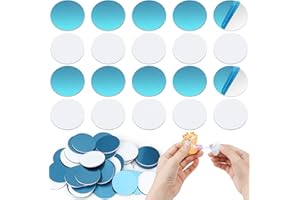 ‎WUKONG Wukong 30mm Metallplättchen Selbstklebend, 50 Stück Metallplättchen für ToniefigurenH, Metallplatte für Magnete, Aftgrund für Magnete, Metallplatte aus Edelstahl