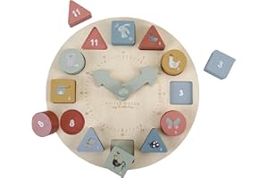 Tiamo Little Dutch 7063 - Orologio puzzle in legno