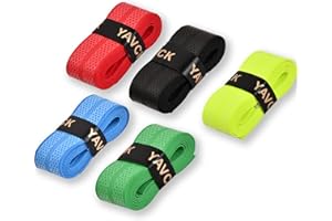 EHUIHUAN Set de 5 Grip y Overgrips para Padel y Tenis, Grip Antideslizante para Palas y Raquetas, Overgrip Autoadhesivo y Absorbente, Accesorios de Padel y Tenis