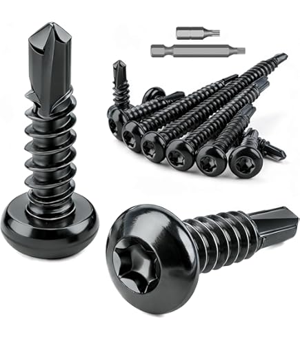 40 stuks zelftappende schroeven, 410 roestvrij staal, 5,5 x 35 mm 40 stuks zelftappende schroeven, 410 roestvrij staal, 5,5 x 35 mm