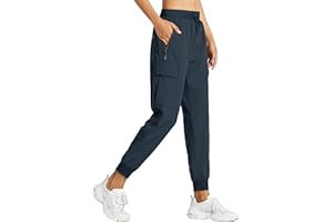 Libin Pantaloni da Cargo Jogging da Donna Leggeri ad Asciugatura Rapida Escursionismo Trekking Pantaloni da Traspiranti Allenamento Casual Pantaloni All'aperto