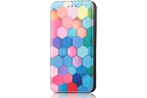 WUHAIZHER Motorola Moto E13 Case RFID Blocking, Motorola E13 Flip Wallet Phone Case Protective Shockproof Cover with Card Holder TPU Silicone Inner Shell Cases for Motorola Moto E13, Multicolor