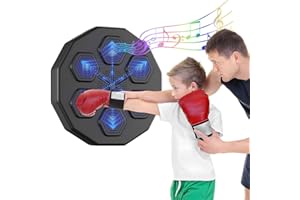 Fundrem Machine de Boxe électronique, Machine de Boxe, équipement de Frappe d'entraînement, Machine de Frappe Murale, Machine de Boxe Intelligente, Machine d'entraînement pour Hommes