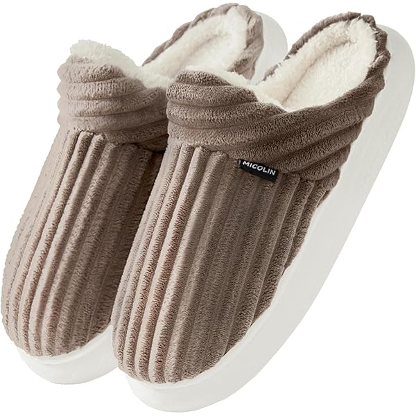Chantomoo Womens Slipper Warm Comfortabel Memory Foam Huis Slippers Gebreide Schoenen Faux Bont Gevoerd Antislip Rubberen Zool Slaapkamer Gezellige Indoor Outdoor Slippers, Donkerblauw, 11-12