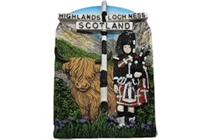 WEDARE MAGNET SOUVENIR Scotland 3D Highlands Loch Ness Refrigerator Magnet Travel Sticker Souvenirs,Home & Kitchen Decoration Scotland Fridge Magnet from China
