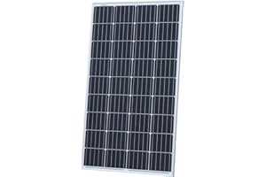 120W Photonic Universe monocrystalline Solar Panel with 5m of Special Solar Cable, for Charging a 12V Battery in a Motorhome, Caravan, Camper, Boat or Yacht, or Off-Grid/Backup Solar Power Systems