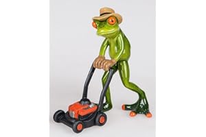 formano Zabawna figurka żaba z kosiarką Poly 16 cm