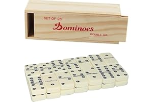 BEST&FREE Domino Juego De Mesa O Domino Profesional 28 Fichas. Dominó: Clásico, Sofisticado, Y Siempre Divertido. Añade Estilo A Tus Momentos De Estrategia con Este Juego De Mesa Imprescindible.
