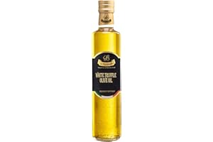 La Rustichella - Huile d'olive à la truffe blanche 500ml , Vegan , Sans gluten , Sans cholestérol - Délicatesse italienne