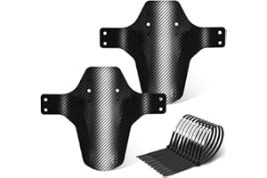 FETESNICE Guardabarros para MTB (Delantero y Trasero) – Juego de Guardabarros para Bicicleta de montaña [20-29 Pulgadas] – Universal, Compatible con la mayoría de Bicicletas