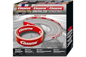 Carrera- Cars Digital 124/132/Evolution Guardrail 20M, Multicolore, 20085509