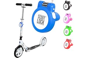SCOOT LOCK® Antivol Portable à Combinaison et antivol pour vélo - Câble Micro Trunki Segway Birdie Ozbozz Evo Stoy - pour Enfants et Adultes