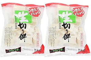 ‎PAPA VO 2er Pack (2x1kg) Daishin Baran Kirimochi Kiri Mochi