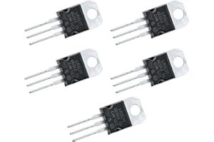 MMMO Kit di 5 regolatori di tensione regolabili 1.25-37V 1.5A LM317 LM317T TO-220