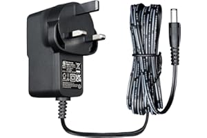 OXZEEWEE 12V 1A 12W 3M/10Ft Long Power Supply Adapter, AC DC Switching Adapter (Input 100-240V, Output 12Volt 1Amp 1000mA), DC 12V 5.5x2.1mm Wall Mount Transformer Charger Plug, UKCA Listed