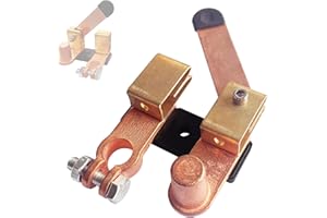 Top Post Knife Blade Master Switch, Ampper 12V / 24V Battery Disconnect Switch Isolator Power Cut Off for Marine Car Boat RV ATV (Negative, Horizontal & Vertical)