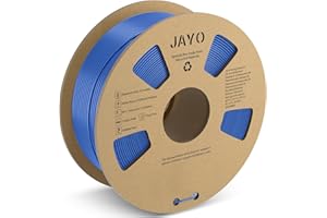 JAYO PLA+ Filament 1,75 mm, Filament do drukarki 3D PLA Plus 1,75 mm, szpula 1,1 kg, o zwiększonej wytrzymałości, dokładność wymiarowa +/- 0,02 mm, niebiesko-szary
