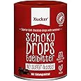 Xucker Schoko-Drops Edelbitter mit Xylit - Schokolade Zuckerersatz -Vegane Schokodrops -Zuckerreduzierte Süßigkeiten zum Back
