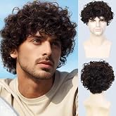 Creamily Curly Hair Wig for Men, Male Wigs That Look Re...
