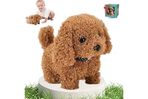 Yunrui Froplay™ Hund Roboter, Interaktiver Spielbegleiter mit Laufen, Bellen & Schwanzwedeln Funktionen, Weichem Fell & Einfacher Bedienung, Ideal für Alle Liebhaber von Spiel- und Begleiterprodukten