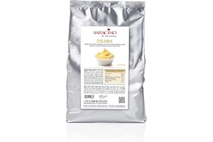 Saracino We Love Pastry - Creamix da 500 g. - Preparato in polvere per la realizzazione di crema a freddo al gusto di Crema Pasticcera