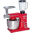 Admiral Stand Mixer, 7L SS Bowl With 1.5L Glass Blender & 1 Set Meat Grinder, Low Noise 75dB Highest Speed, Manual Knob Switch With 8Speeds, 1500W, ADSM7SS15, 1 Year Warranty.