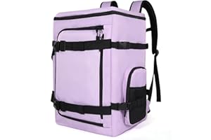 Bevalsa 60L Sac à Dos pour Chaussures de Ski, Sacs de Ski Sacs Combo Skis & Snowboard, Sac à Casque de Ski de Snowboard pour Casque de Ski, des Lunettes de Protection, des Skis, Snowboard