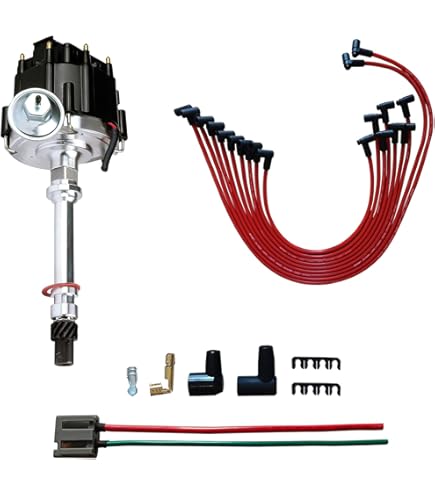 MAS HEI Distributor & Spark Plug Wires & FREE 170072 and