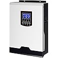 Iconica 1000W 12V hybrid pure sine wave inverter with 50A solar charge controller, 20A mains battery charger and UPS - for off-grid or remote areas without power or with unstable electricity supply